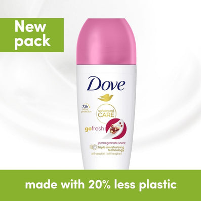 Dove Advanced Care Pomegranate Anti-Perspirant Deodorant Roll-On 50ml