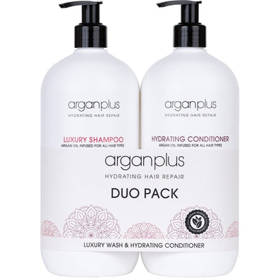 Argan Plus Hydrating Hair Repair Argan Oil Infused Shampoo & Conditioner Twin 2 x 750ml