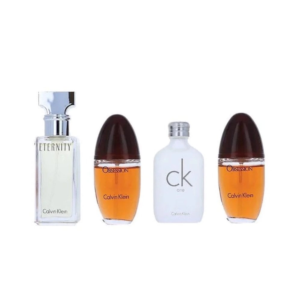 Calvin Klein Ladies Mini Fragrance Set 4 x 15ml Justmylook