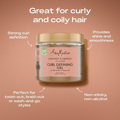 Shea Moisture Coconut & Hibiscus Curl Defining Gel 431ml