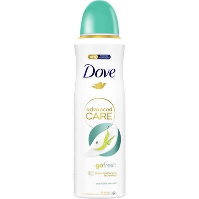 Dove Advanced Care 72h Go Fresh Pear & Aloe Vera Anti-Perspirant Deodorant Spray 200ml