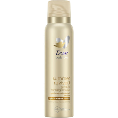 Dove Summer Revived Gradual Self Tanning Body Mousse Light To Medium 150ml