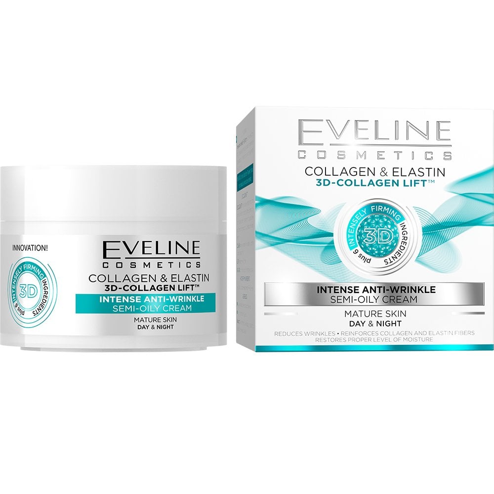 Organic Vitamins Collagen & Elastin Cream – Daily Face Repair With Retinol & Shea Butter For All Skin Types