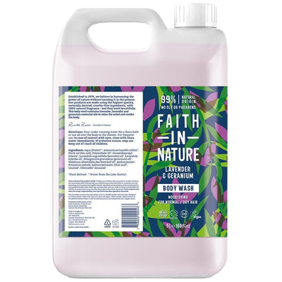 Faith In Nature Lavender & Geranium Body Wash 5000ml