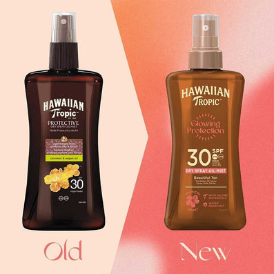 Hawaiian Tropic Glowing Protection Dry Spray Oil SPF30 200ml