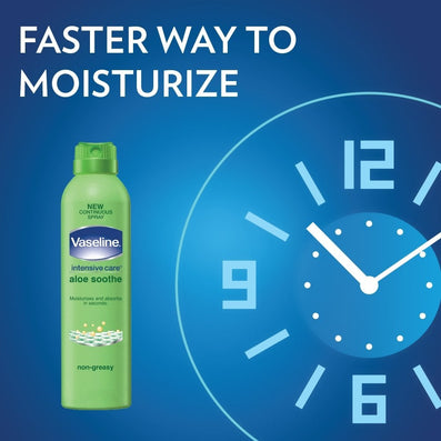 Vaseline Intensive Care Aloe Soothe Continuous Spray Body Lotion 190ml