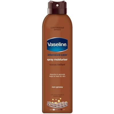 Vaseline Intensive Care Cocoa Radiant Continuous Spray Body Lotion 190ml