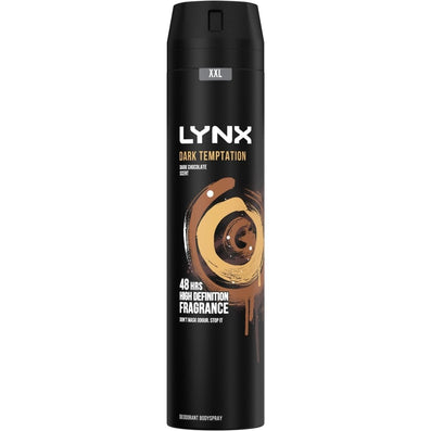 Lynx XXL Dark Temptation 48h Dark Chocolate Deodorant Body Spray 250ml