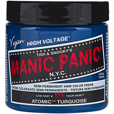 Manic Panic High Voltage Classic Hair Colour Cream Atomic Turquoise 118ml