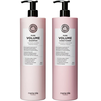 Maria Nila Pure Volume Volumising Shampoo & Conditioner Twin 2 x 1000ml
