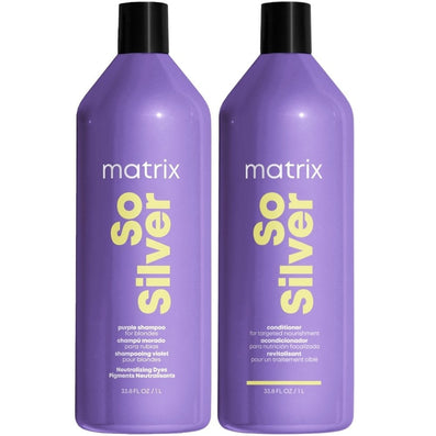 Matrix Total Results So Silver Purple Shampoo & Conditioner Twin 2 x 1000ml