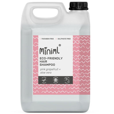Miniml Eco-Friendly Hair Shampoo Pink Grapefruit + Aloe Vera 5000ml