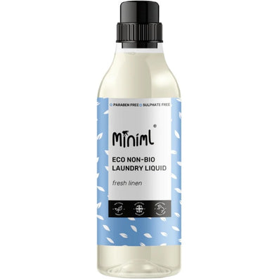 Miniml Non-Bio Laundry Liquid Fresh Linen 1000ml