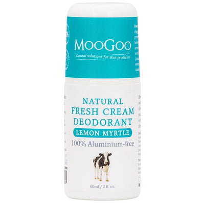 MooGoo Natural Fresh Cream Aluminium Free Deodorant Lemon Myrtle 60g