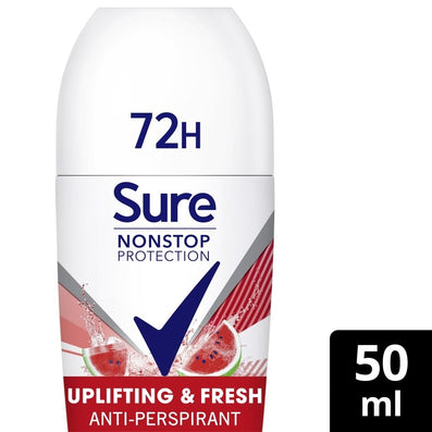 Sure Nonstop Protection 72h Uplifting & Fresh Anti-Perspirant Roll On Deodorant 50ml
