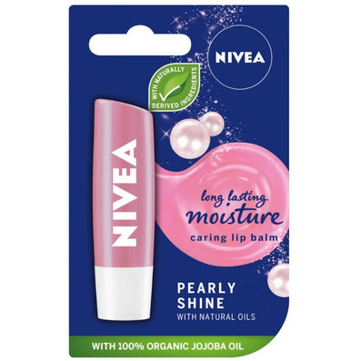 Nivea Pearly Shine Caring Lip Balm 4.8g