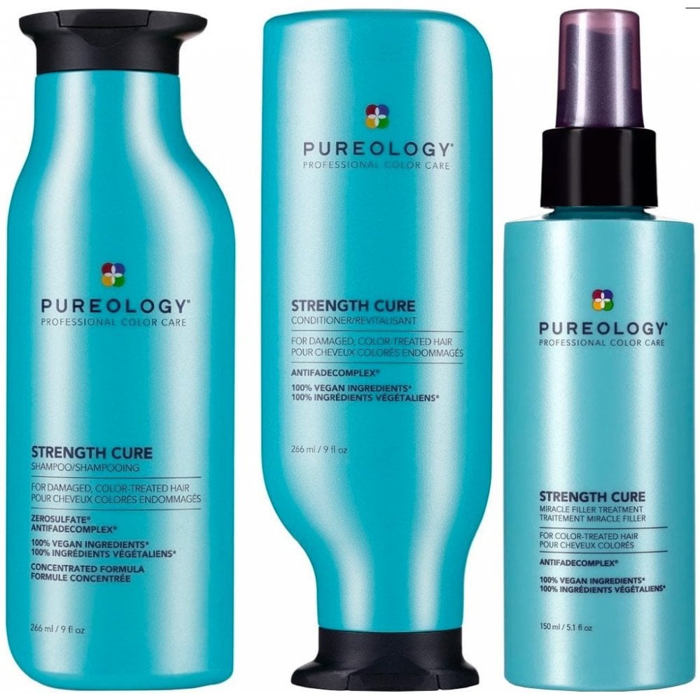 Pureology Strength Cure Complete Hair Repair Set Justmylook