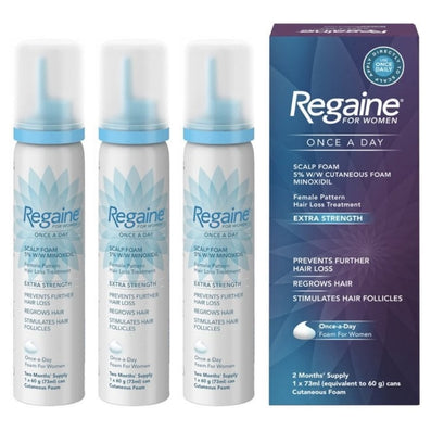 Regaine For Women 5% Scalp Foam 6 Month Supply Bundle