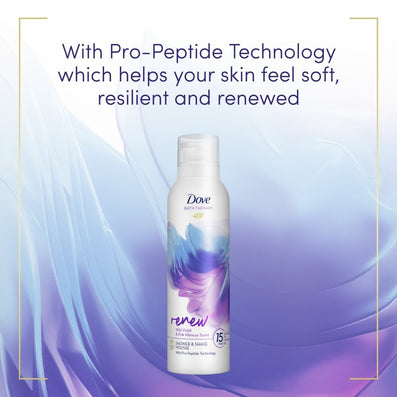 Dove Renew Shower & Shave Mousse 200ml
