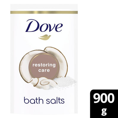 Dove Restoring Care Bath Salts Coconut & Cacao 900g