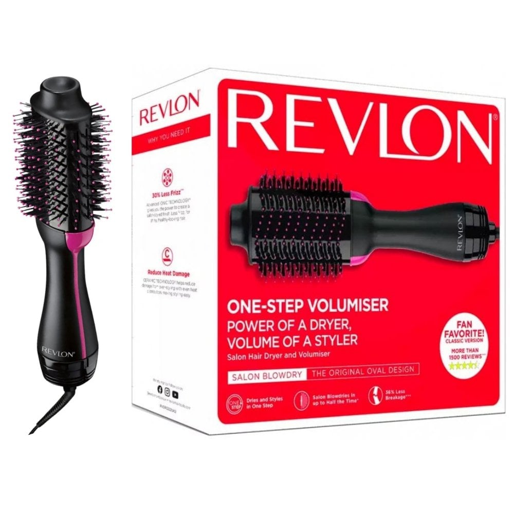 Revlon Pro Collection Salon One-Step Hair Dryer Volumiser Black