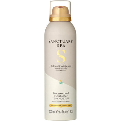 Sanctuary Spa Golden Sandalwood Natural Oils Mousse-To-Oil Moisturiser 200ml
