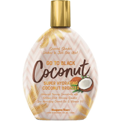 Supre Tan Go To Black Coconut Bronzer Tanning Accelerator Lotion 350ml