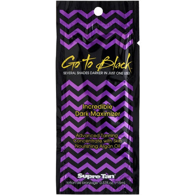 Supre Tan Go To Black Maximiser Tanning Accelerator Lotion Sachet 15ml