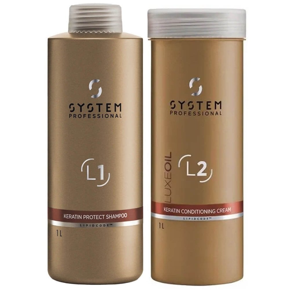 System Professional Luxe Oil Keratin Protect Shampoo & Conditioner