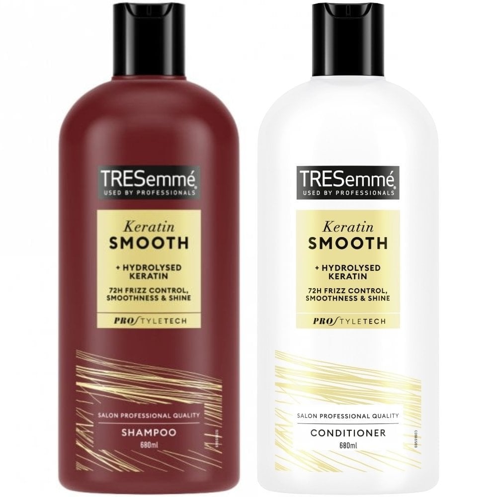 TRESemme Keratin Smooth Shampoo Conditioner Twin x 680ml