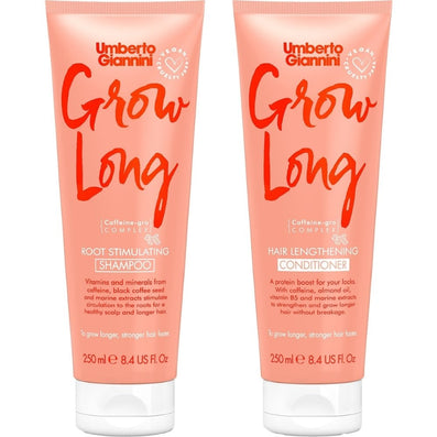 Umberto Giannini Grow Long Root Stimulating Shampoo & Conditioner Twin 2 x 250ml