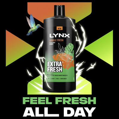 Lynx XXXL 3 In 1 Jungle Fresh Shower Gel 700ml