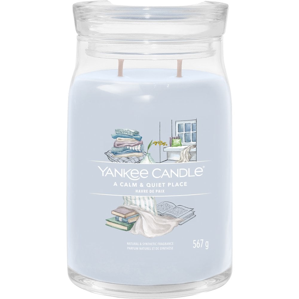 Yankee Candle Kit Diffuseur Électrique Calm Nuit Sommeil – Lavande, Eucalyptus, Cèdre, Parfum Relaxant 30 Nuits, Minuterie