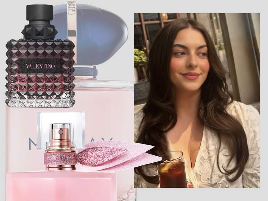 Fragrance creator Melissa's favourite summer perfumes including Valentino Donna Born In Roma, Lancôme La Vie Est Belle Vanille Nude, Giorgio Armani My Way and Carolina Herrera La Bomba
