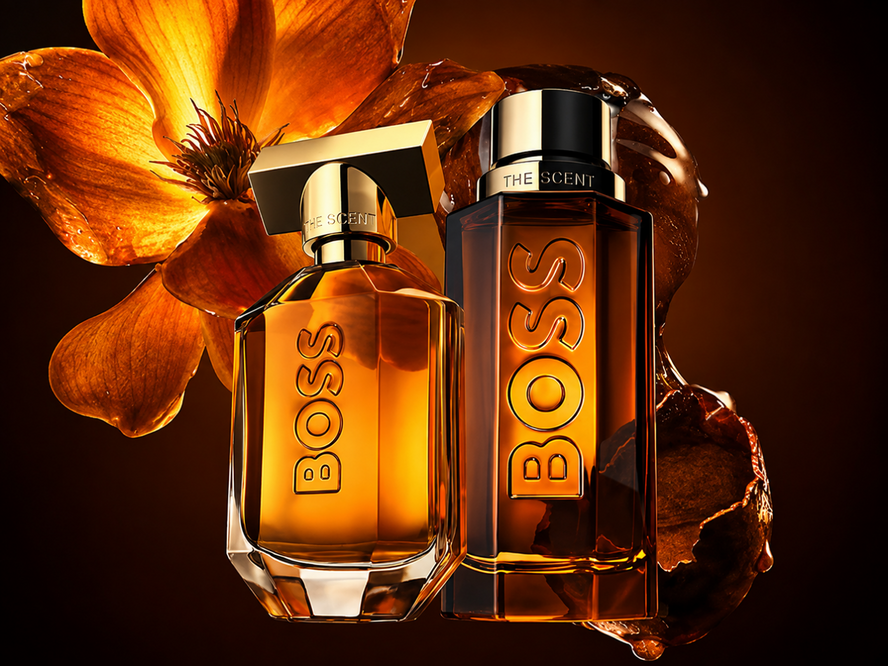 A selection of the best Hugo Boss fragrances for men and women including BOSS Bottled, The Scent, BOSS Femme and HUGO Man