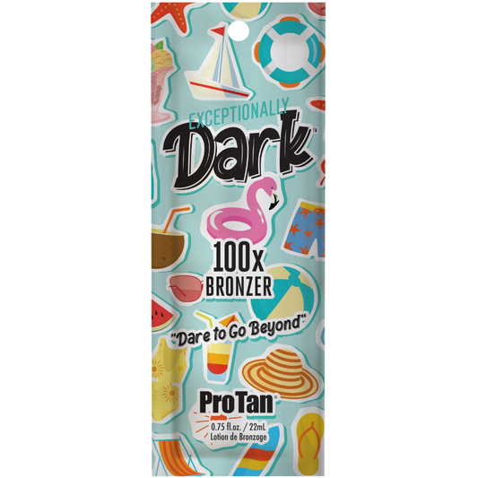 ProTan Exceptionally Dark Dare To Go Beyond 100x Bronzing Tanning Accelerator Lotion Sachet 22ml