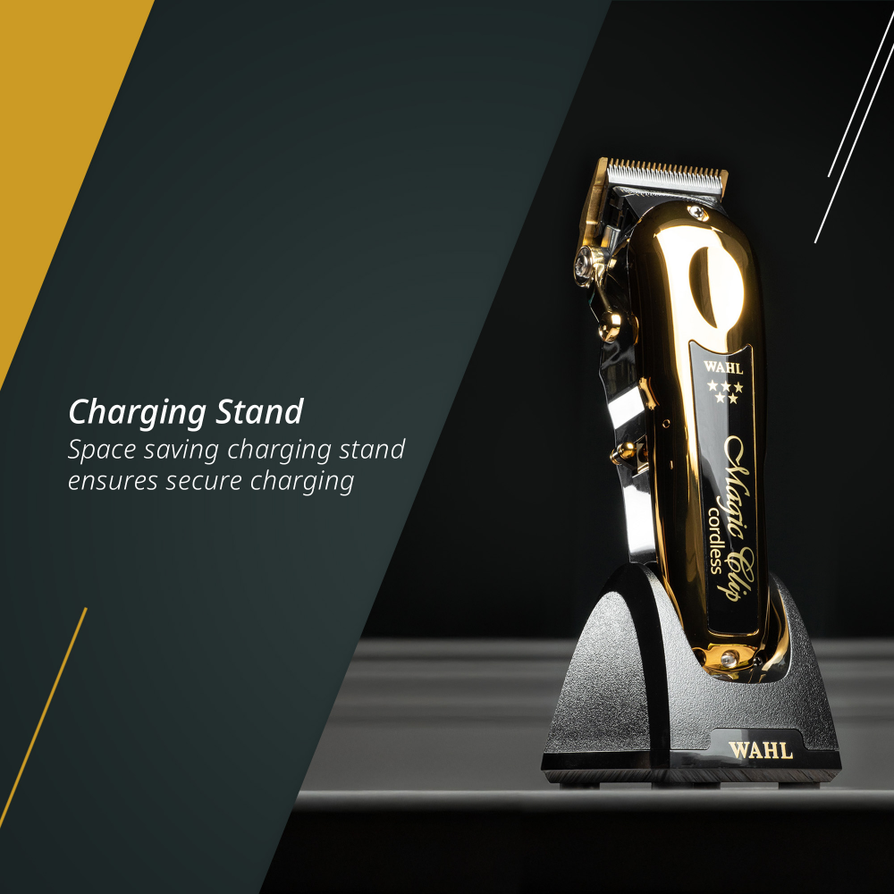 Wahl Professional Cordless Magic Clip Hair Clipper Gold – Justmylook