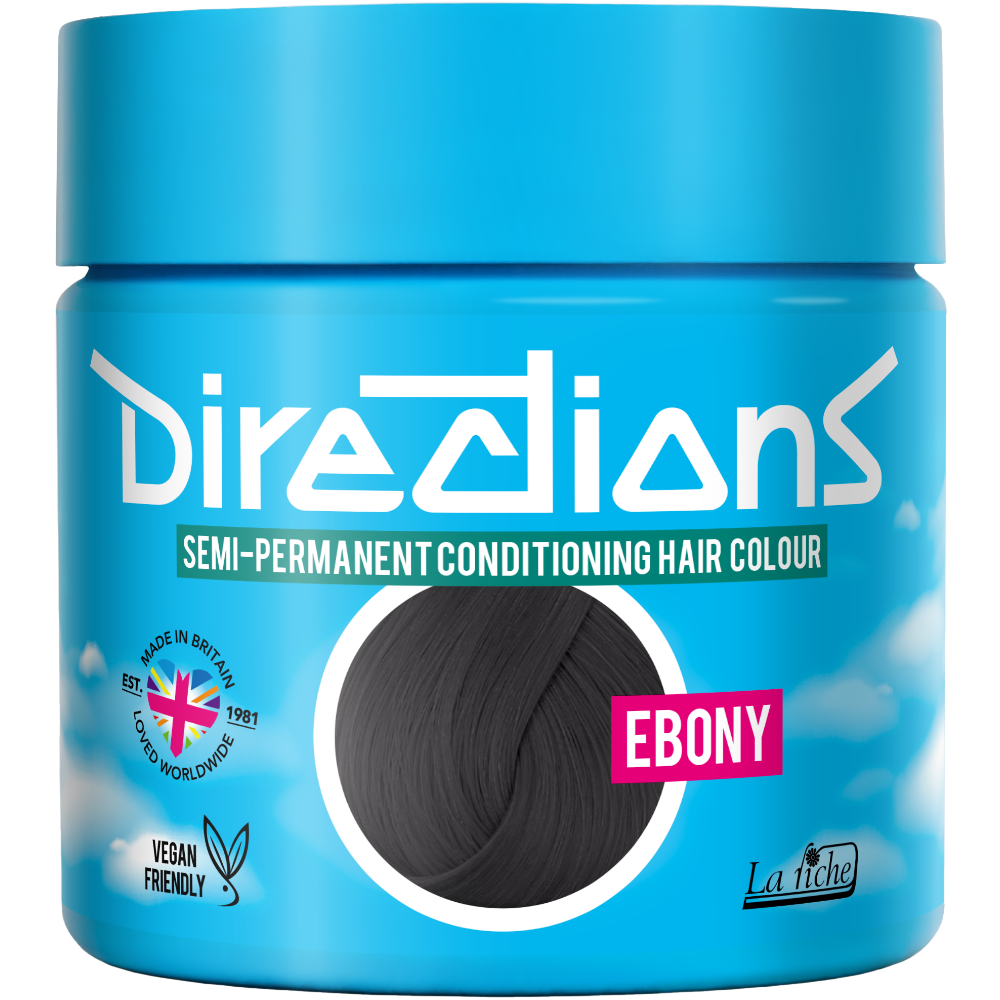 Directions Ebony Hair Dye 88ml