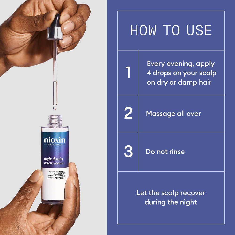 Nioxin night density rescue sales
