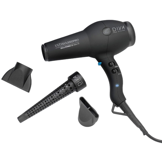 Diva Pro Ultima 5000 Pro Hair Dryer Black