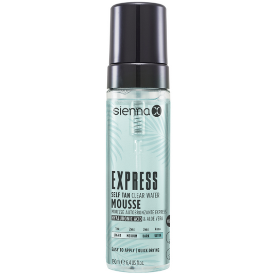 Sienna X Ultra Dark Self Tan Clear Water Mousse 190ml