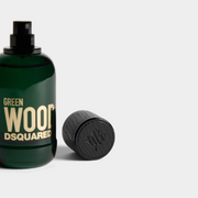 Dsquared2 Green Wood Fragrance displayed against a white backdrop.