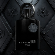 An Afnan Fragrance displayed in a modern, dark setting.