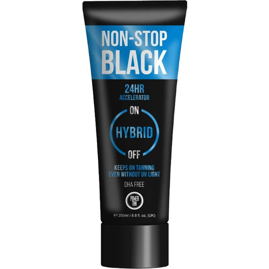 Power Tan Non-Stop Black 24H Hybrid Tanning Accelerator 250ml