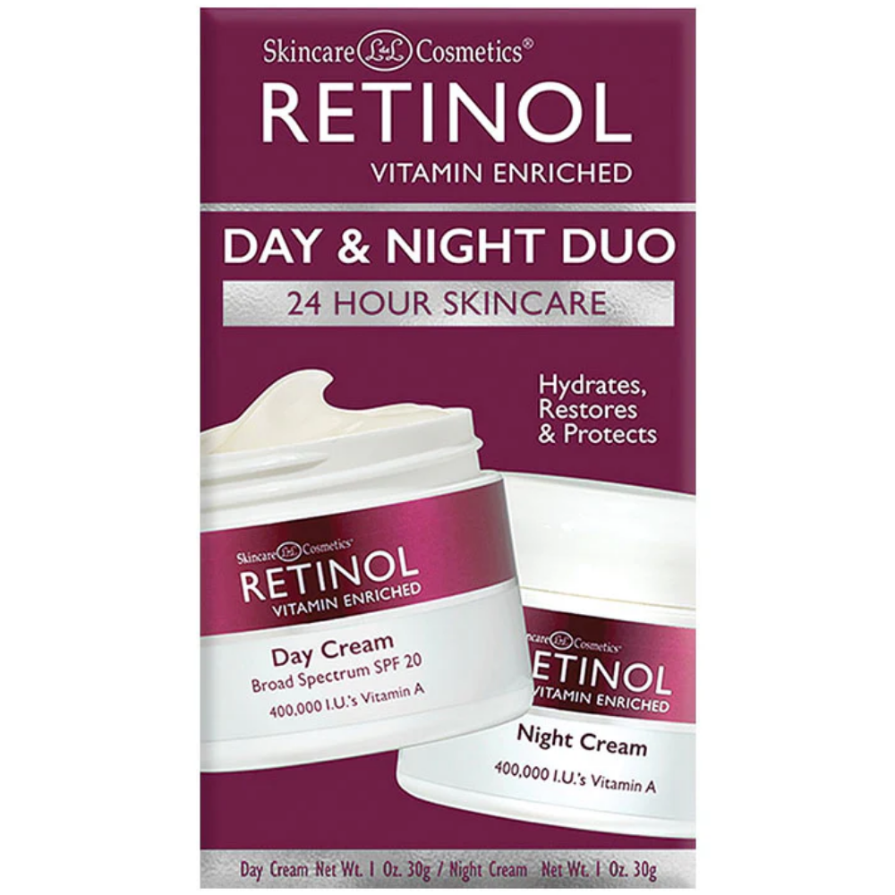 Skincare Cosmetics Retinol Day & Night Duo 2 x 30g