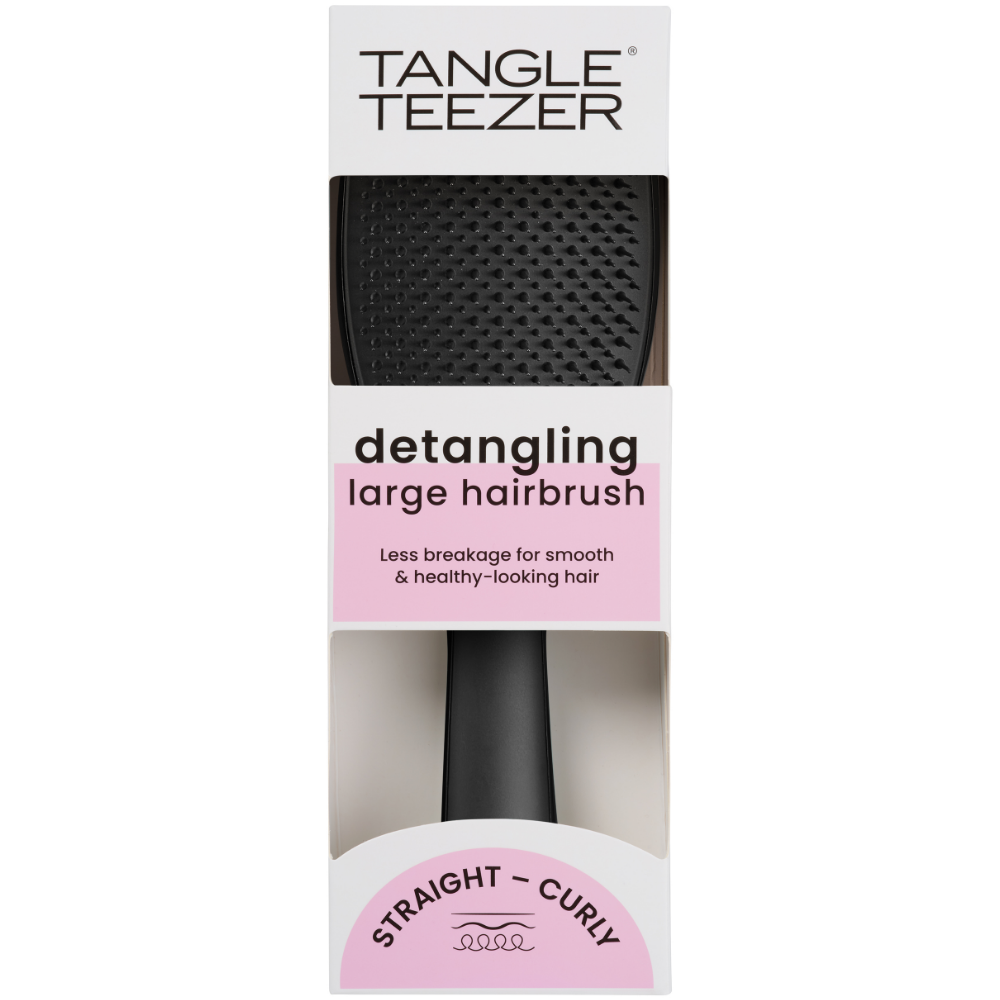 Tangle Teezer Wet Detangling Hairbrush Large Black Gloss