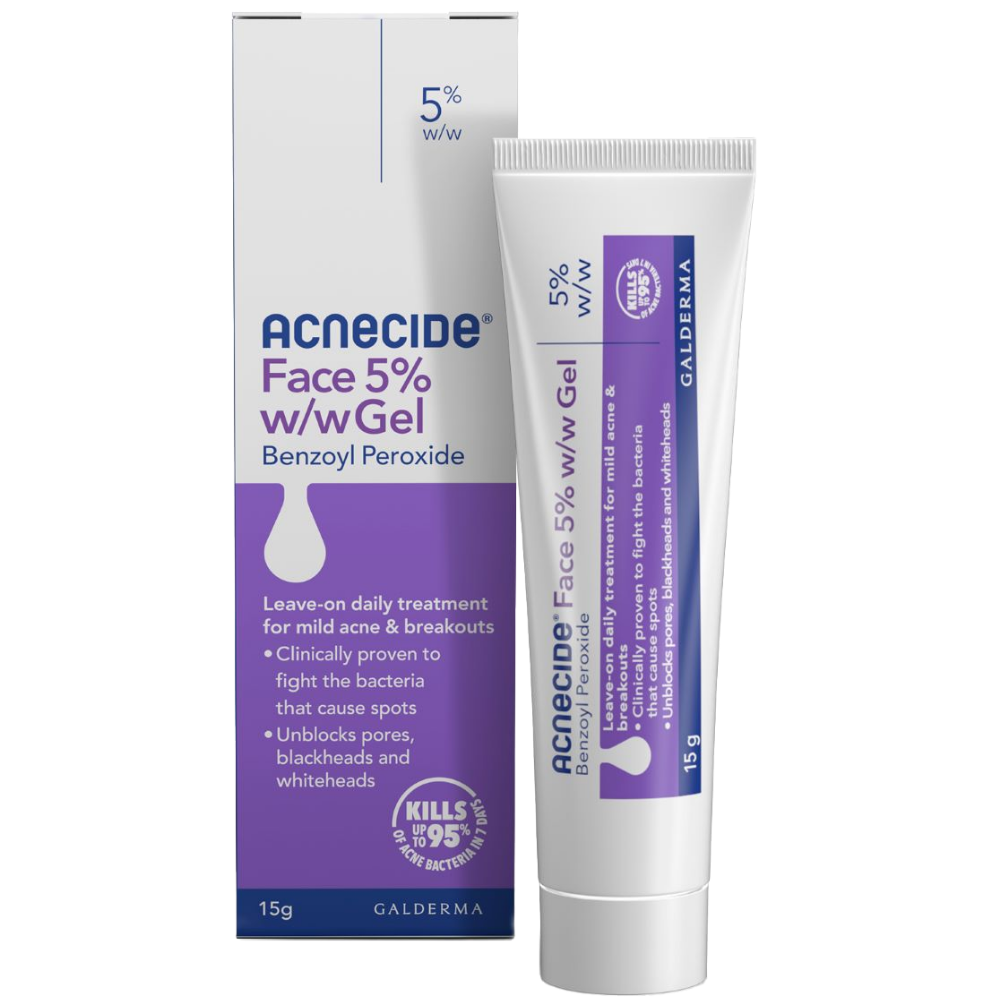 Acnecide + Purifide Leave On Spot Treatment with 5% Benzoyl Peroxide 15g