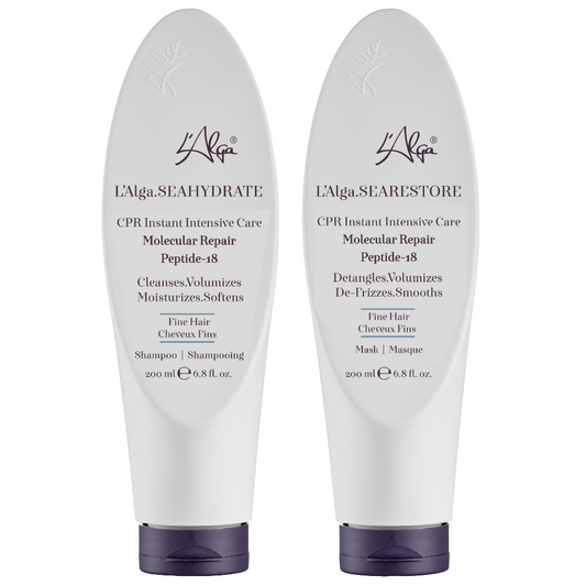 L'Alga CPR SeaHydrate Shampoo & Mask for Fine Hair Twin 2 x 200ml