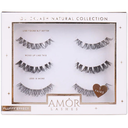 Amor Lashes QuickLash Pre-Mapped Individual Lash Clusters Multipack The Natural Collection