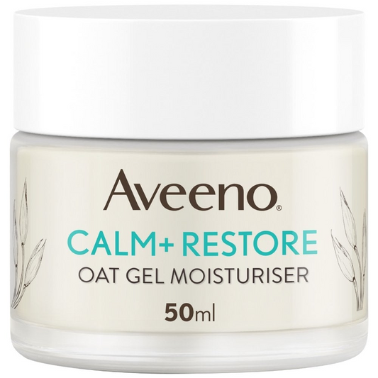Aveeno Face Calm+ Restore Oat Gel Moisturiser 50ml